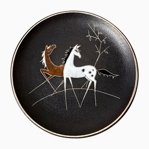Decorazione da parete vintage di Ruscha-Keramik