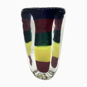 Fasce Sommerse Vase by Fulvio Bianconi for Venini