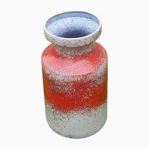 Deutsche Keramik Bodenvase von Karlsruher Majolika, 1960er