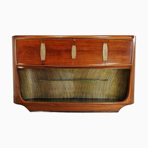 Mueble de bar vintage de Vittorio Dassi para La Permanente Mobili Cantù, años 50