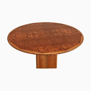 Mesa Artona Briar redonda de Afra Tobia Scarpa para Maxalto, años 70
