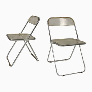 Set of Italian Modern Chairs by Giancarlo Piretti for Anonymous Castelli, 1970s