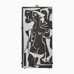 Vintage Wall Art in Ceramic by Tina Bogni, 1961