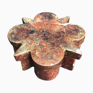 Versilberte und gravierte Polylobed Box, 1700er
