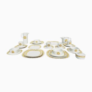 Swiss Dinner Service for 10 People 51 Pieces Plus Large Reserve by Gerald Gullotta, 1970s