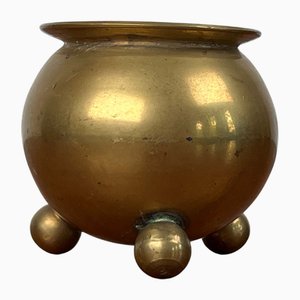 Mid-Century Modern Traditional Swedish Brass Candleholder, 1960s