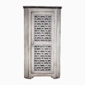 Handbemalter Eckschrank, 1700er
