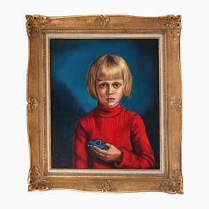 Charles Floutard, Composición, 1972, óleo sobre lienzo