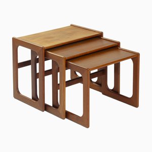 Teak Nesting Table from Salin Nyborg, Denmark, 1960s, Set of 3