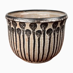 Mid-Century Modern German Studio Pottery Planter by Monika Maetzel, 1960s