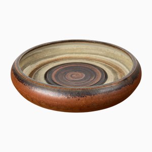 Vintage Danish Studio Pottery Bowl by Frede Bonefeld, 1981