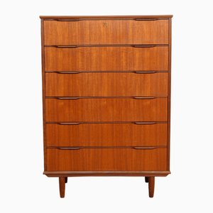 Vintage Danish Chest of Drawers in Teak