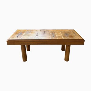 Table Basse Herbier Capron par Roger Capron, 1950s