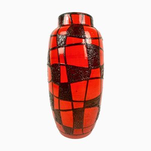 Large Ceramic Floor Spiderweb Vase from Scheurich Ceramics, 1960s