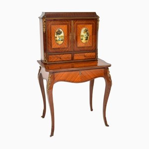 Escritorio Escritoire francés Ormolu montado, años 30