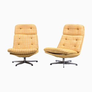 Set of Mid-Century Modern Swivel Chairs by Gerald Neusser, 1960s