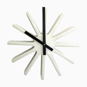 Horloge Murale Vintage par Poul Pedersen pour Royal Copenhagen, Danemark, 1976