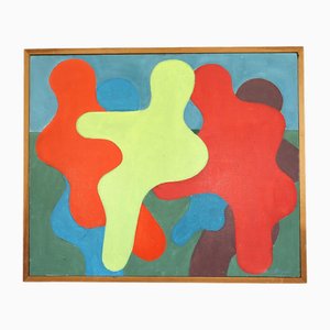 Interacción, Pintura al óleo, Enmarcado