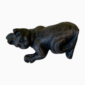 Butoir de porte pour chatte victorien en fonte