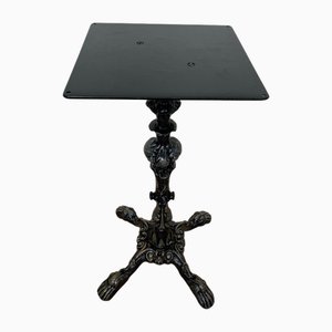 Table d'Appoint Victorienne en Fonte Peinte à la Main