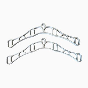 Dutch Cast Iron Airer Hanger Brackets, Set of 2