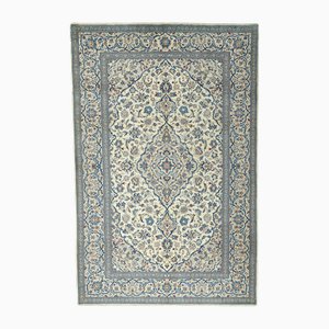 Hand-Knotted Kashan Rug in Wool