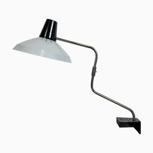 Industrial Grey Factory Office Desk Lamp from Elektrosvit, 1970s