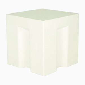 Weißer italienischer Vintage Fiberglas Beistelltisch von G. Ceretti, P. Derossi & R. Rosso
