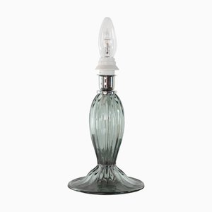 Lampe de Bureau en Verre de Murano de Couleur Verte, Italie, 1980s