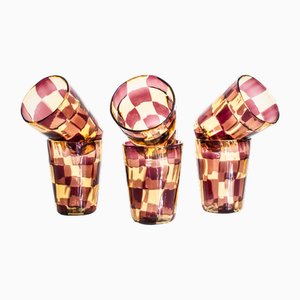 Tequila Drinking Set in Murano Glasses by Mariana Iskra for Ribes Studio, Set of 6