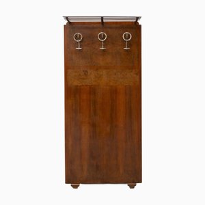 Panneau de Portemanteau Vintage avec Porte-Chapeau, 1940s