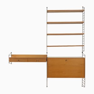 Vintage Shelving System by Kajsa & Nils Nisse Stringing for String, 1950s