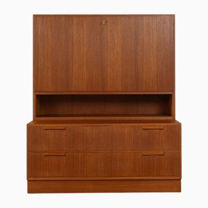 Meuble de Bar en Placage de Teck de Dewe, 1960s
