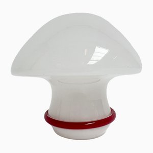 Mushroom Tischlampe aus Muranoglas von De Majo, 1970er