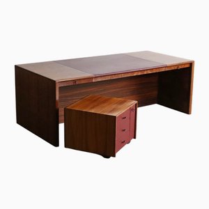 Artona Directors Desk by Afra and Tobia Scarpa for Maxalto, Italy, 1979, Set of 2