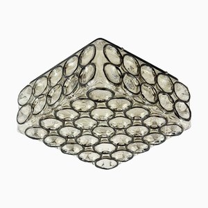 Mid-Century Modern Eisenring Glas Wandmontage von Limburg, Deutschland, 1960er