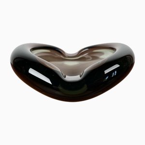 Mid-Century Danish Glass Ashtray by Per Lütken for Holmegaard, 1962