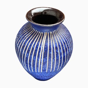 Große deutsche Mid-Century Studio Keramik Bodenvase, 1960er