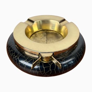 Mid-Century Modern German Metal Ashtray, 1960s