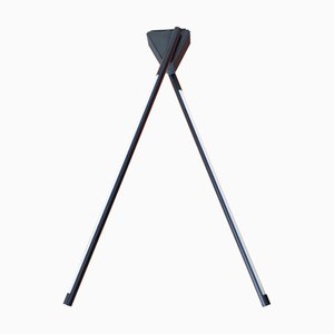 Verstellbare Sistema Flu Deckenlampe aus schwarzem Metall & Kunststoff von Bonetto für Luci, 1980er