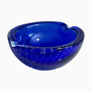 Bullicante Murano Glass Art Ashtray, Italy, 1950s