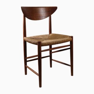 Dining Chair 316 in Teak by Peter Hvidt & Orla Molgaard for Søborg Møbelfabrik, 1960s