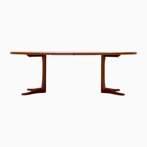 Mesa de comedor extensible doble de McIntosh, años 70