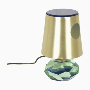 Lámpara de mesa 2228 de vidrio de Max Ingrand para Fontana Arte, años 60