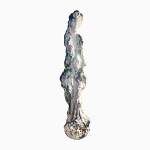 Ernesto Treccani, Abstrakte Frau Skulptur, 1970er, Poliertes Steingut