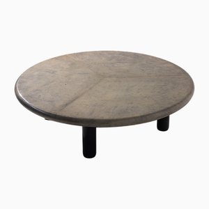 Coffee Table in Parchment attributed to Aldo Tura, 1970s