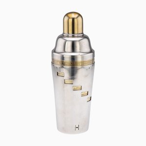 Shaker Tells-U-How placcato in argento, Regno Unito, anni '30