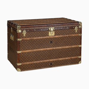 Haute baúl Malle de lienzo con monogramas, siglo XX de Louis Vuitton, Francia, 1910