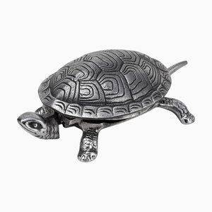 Cloche de Bureau Fantaisie Tortue en Fonte, Angleterre, 20ème Siècle, 1910