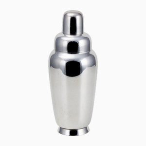 Shaker à Cocktail Art Déco Vintage 20ème Siècle en Argent, Italie, 1930s
